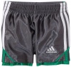 adidas Baby-Boys Infant Prime Dazzle Short, Gray/Green, 18 Months