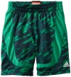 adidas Boys 2-7 Impact camo court short, Vivid Green, 5