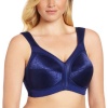 Playtex Women's 18 Hour Original Comfort Strap Wire Free Bra, Sailor Blue, 38D