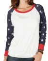 Alternative AA1990P Fashion Now Ladies' Printed Slouchy Pullover - STARS - Medium