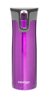 Contigo Autoseal West Loop Stainless Steel 20-Ounce Travel Mug with Easy-Clean Lid, Lilac Contigo Autoseal West Loop Stainless Steel 20-Ounce Travel Mug with Easy-Clean Lid, Lilac