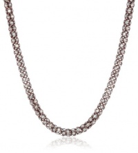 Anne Klein Crystal Glass Tubular Pave Collar Necklace, 16 Anne Klein Crystal Glass Tubular Pave Collar Necklace, 16