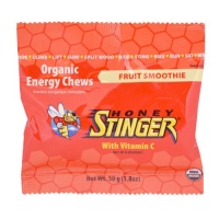 Honey Stinger Organic Energy Chews, Fruit Smoothie, 1.8-Ounce Bags (Pack of 12)