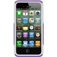 Otterbox Commuter Series Hybrid Case for iPhone 4 & 4S - Retail Packaging - Purple 10/White Otterbox Commuter Series Hybrid Case for iPhone 4 & 4S - Retail Packaging - Purple 10/White