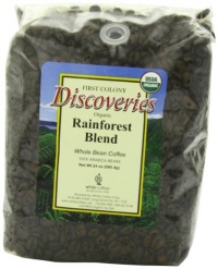 First Colony Organic Fair Trade Whole Bean Coffee, Rainforest, 24-Ounce First Colony Organic Fair Trade Whole Bean Coffee, Rainforest, 24-Ounce