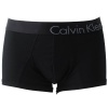 Calvin Klein Men's Bold Micro Low Rise Trunk, Black, Medium