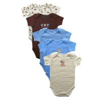 Luvable Friends Bold Colors Hanging Bodysuits, 5 Pack Luvable Friends Bold Colors Hanging Bodysuits, 5 Pack