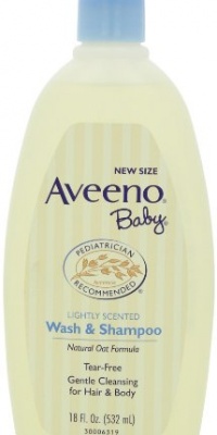 Aveeno Baby Wash & Shampoo, 18-Fluid Ounces Bottles (Pack of 3)