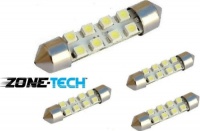 Zone Tech 4pcs 42mm 8-smd 1.72 12v Festoon Dome Light LED Bulbs 211-2 212-2 569 578 - White Zone Tech 4pcs 42mm 8-smd 1.72 12v Festoon Dome Light LED Bulbs 211-2 212-2 569 578 - White