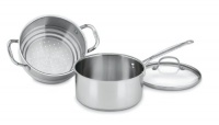 Cuisinart 77-35CG Chef's Classic Stainless 3-Quart Steamer, 3-Piece Set Cuisinart 77-35CG Chef's Classic Stainless 3-Quart Steamer, 3-Piece Set