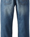 Levi's Boys 8-20 514 Straight Fit Jean, Ocean Blue, 16/Regular