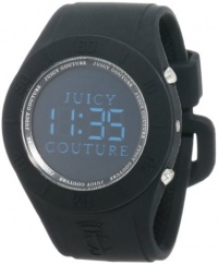 Juicy Couture Women's 1900884 Sport Couture Digital Black Jelly Strap Watch Juicy Couture Women's 1900884 Sport Couture Digital Black Jelly Strap Watch