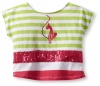 Baby Phat Baby-Girls Infant Color Block Tee, Green, 24 Months