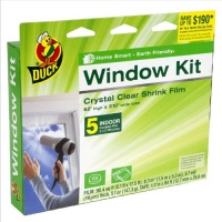 Duck Brand 281504 Indoor 5-Window Shrink Film Kit, 62-by-210-Inch Duck Brand 281504 Indoor 5-Window Shrink Film Kit, 62-by-210-Inch