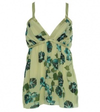 Alberta Ferretti for Impulse Womens Floral Empire Waist Top Alberta Ferretti for Impulse Womens Floral Empire Waist Top