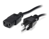 StarTech.com PXT10115 15-Feet Standard Computer Power Cord - NEMA5-15P to C13 StarTech.com PXT10115 15-Feet Standard Computer Power Cord - NEMA5-15P to C13