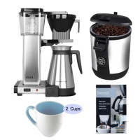 Technivorm 9540 Moccamaster Coffee Maker w/ Bean Vac Coffee Canister Bundle