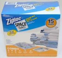 Ziploc Space Bag 15 Bag Space Saver Set