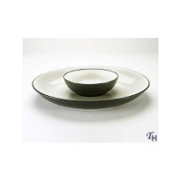 Noritake Colorwave Graphite 13-3/4-Inch Chip and Dip