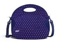 BUILT Neoprene Spicy Relish Lunch Tote, Mini Dot, Navy BUILT Neoprene Spicy Relish Lunch Tote, Mini Dot, Navy