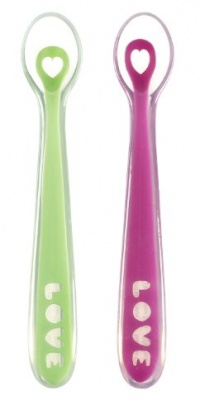 Munchkin 2 Pack Silicone Spoons, Colors May Vary Munchkin 2 Pack Silicone Spoons, Colors May Vary