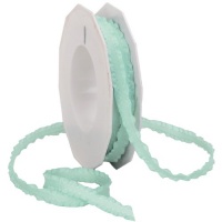 Morex Ribbon Double Ruffle Ribbon, 3/8-Inch by 16.5-Yard, Aqua Morex Ribbon Double Ruffle Ribbon, 3/8-Inch by 16.5-Yard, Aqua