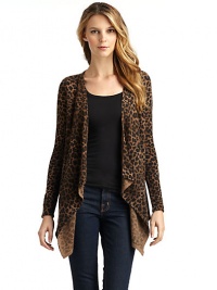 THE LOOKLuxe 2-ply cashmere from expertly maintained inner Mongolian cashmere goatsFeatures long, fine, smooth fibers top-dyed for maximum color saturationAllover leopard printDraped, open frontTHE FITAbout 32 from shoulder to hemTHE MATERIALCashmereCARE & ORIGINDry cleanImportedModel shown is 5'9 (175cm) wearing US size Small. This item was originally available for purchase at Saks Fifth Avenue OFF 5TH stores. THE LOOKLuxe 2-ply cashmere from expertly maintained inner Mongolian cashmere goatsFeatures long, fine, smooth fibers top-dyed for maximum color saturationAllover leopard printDraped, open frontTHE FITAbout 32 from shoulder to hemTHE MATERIALCashmereCARE & ORIGINDry cleanImportedModel shown is 5'9 (175cm) wearing US size Small. This item was originally available for purchase at Saks Fifth Avenue OFF 5TH stores.