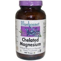 Bluebonnet - Albion Chelated Magnesium 200 Mg - 120 VegCap Kosher,Gluten-Free