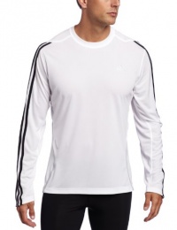 adidas Men's Response Long-Sleeve Crew Jacket Down Tee adidas Men's Response Long-Sleeve Crew Jacket Down Tee
