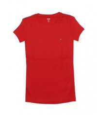 Tommy Hilfiger Women Slim Fit Crewneck Logo T-Shirt