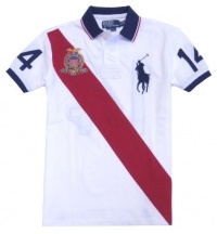 Polo Ralph Lauren Men Custom Fit Big Pony T-Shirt - USA Polo Ralph Lauren Men Custom Fit Big Pony T-Shirt - USA
