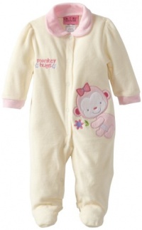 Carter's Watch the Wear Baby-Girls Newborn Girl Monkey Coverall, Light Pink, 3-6 Months Carter's Watch the Wear Baby-Girls Newborn Girl Monkey Coverall, Light Pink, 3-6 Months