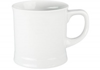 BIA Cordon Bleu Porcelain Barber Mugs, White, Set of 4 BIA Cordon Bleu Porcelain Barber Mugs, White, Set of 4