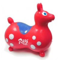 Gymnic / Rody Max Inflatable Hopping Horse, Red Gymnic / Rody Max Inflatable Hopping Horse, Red