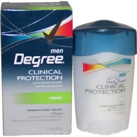 Degree Clinical Protection, Men's Anti-perspirant and Deodorant, Clean, 1.7-Ounce Stick (Pack of 2) Degree Clinical Protection, Men's Anti-perspirant and Deodorant, Clean, 1.7-Ounce Stick (Pack of 2)