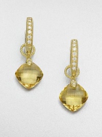 From the Laguna Collection. Faceted citrine stones on a 18k gold bale; perfect for your favorite hoops. Citrine18k goldFixed baleImported Please note: Earrings sold separately. From the Laguna Collection. Faceted citrine stones on a 18k gold bale; perfect for your favorite hoops. Citrine18k goldFixed baleImported Please note: Earrings sold separately.