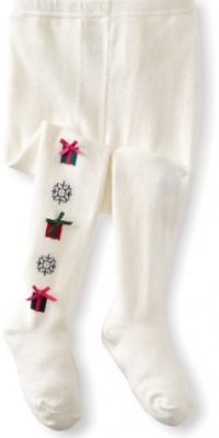 Hartstrings Baby-girls Infant Holiday Motif Tights, Marshmallow, One Size Hartstrings Baby-girls Infant Holiday Motif Tights, Marshmallow, One Size