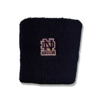 Notre Dame Fighting Irish Logo Wristbands Navy One Size Notre Dame Fighting Irish Logo Wristbands Navy One Size