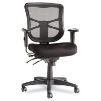 Alera Elusion Series Mesh Mid-Back Multifunction Chair, Black Alera Elusion Series Mesh Mid-Back Multifunction Chair, Black