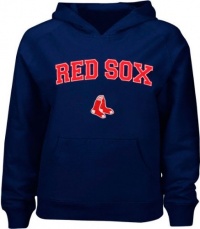 Boston Red Sox Navy Fleece Pullover Youth Hoodie Boston Red Sox Navy Fleece Pullover Youth Hoodie