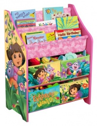 Nickelodeon Dora The Explorer Book And Toy Organizer Nickelodeon Dora The Explorer Book And Toy Organizer