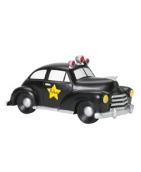 With all the talk of BB guns and triple dog dares, you'll need this 1940s-style police car will keep law and order around your Christmas Story village. With all the talk of BB guns and triple dog dares, you'll need this 1940s-style police car will keep law and order around your Christmas Story village.