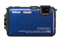 Nikon COOLPIX AW100 16 MP CMOS Waterproof Digital Camera with GPS and Full HD 1080p Video (Blue) Nikon COOLPIX AW100 16 MP CMOS Waterproof Digital Camera with GPS and Full HD 1080p Video (Blue)