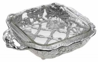 Arthur Court Grape Casserole with 2-Quart Pyrex Arthur Court Grape Casserole with 2-Quart Pyrex