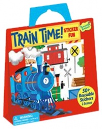 Peaceable Kingdom / Sticker Fun! 'Train Time' Reusable Sticker Tote Peaceable Kingdom / Sticker Fun! 'Train Time' Reusable Sticker Tote