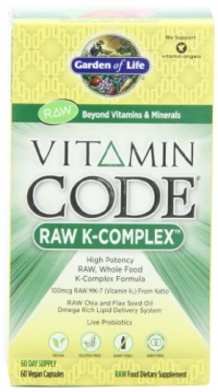 Garden Of Life Vitamin Code Raw K-Complex Capsules, 60 Count