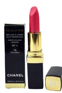 Chanel Aqualumiere Lipstick No.78 Moorea 3.5G/0.12Oz Chanel Aqualumiere Lipstick No.78 Moorea 3.5G/0.12Oz