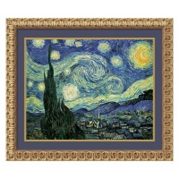 The Starry Night Framed Wall Art by Vincent van Gogh The Starry Night Framed Wall Art by Vincent van Gogh