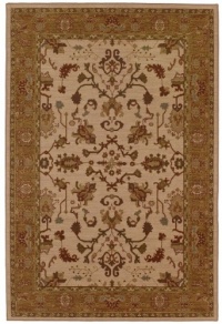 Area Rug 9x13 Rectangle Traditional Cream-Beige Color - Karastan Bellingham Collection Area Rug 9x13 Rectangle Traditional Cream-Beige Color - Karastan Bellingham Collection