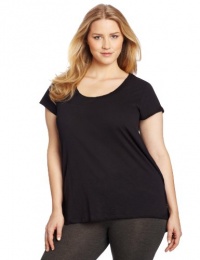 Calvin Klein Performance Women's Plus Size Back Cut Out High Low Tee Calvin Klein Performance Women's Plus Size Back Cut Out High Low Tee
